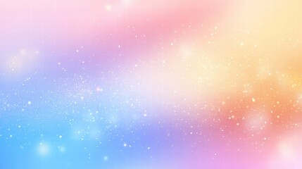 Glittering Gradient Background with Soft Color Transitions and Sparkling Effects Ideal for Various Creative Projects