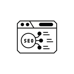 Off-Page SEO vector icon