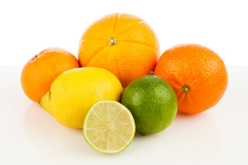 variety of citrus fruit
