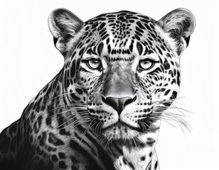 Obraz premium jaguar, isolated on a white background