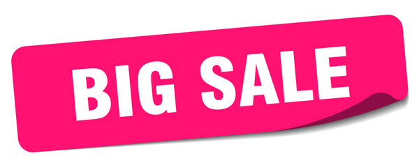 BIG SALE sticker
