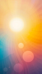 Blurred Sun Gradient Pastel Background: Radiant Sun-Inspired Designs