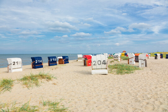 Beach of Hooksiel at German North Sea coast