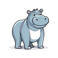 Hippo Illustration