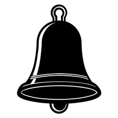 golden bell isolated on white