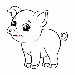 cartoon pig