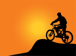 Obraz premium mountain bike