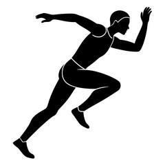 silhouette of a man jumping