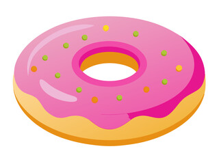 donut isolated on white