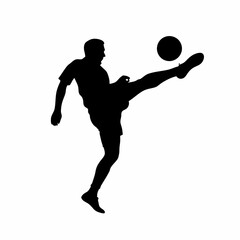 player silhouette vector