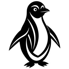 penguin cartoon isolated on white