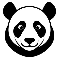 panda face illustration