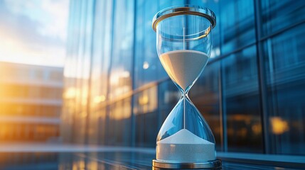 Creative hourglass design with flowing sand symbolizing fleeting moments perfect for contemplative artwork in a book page sketch style