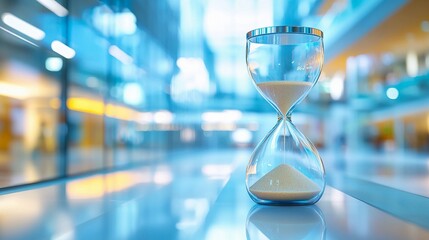 Creative hourglass design with flowing sand symbolizing fleeting moments perfect for contemplative artwork in a book page sketch style