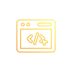 Custom Coding  vector icon