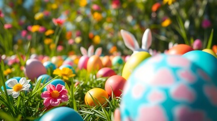 Fototapeta premium easter bunny. Generative AI Technologie
