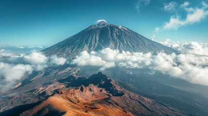 brown rocky mountain under white clouds during daytime