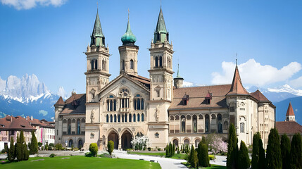 Obraz premium Grand European Building Photo