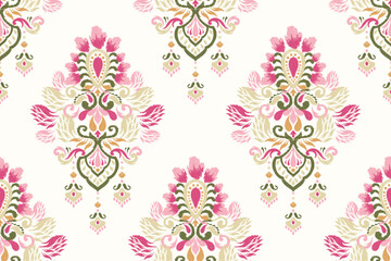 Ikat seamless pattern	