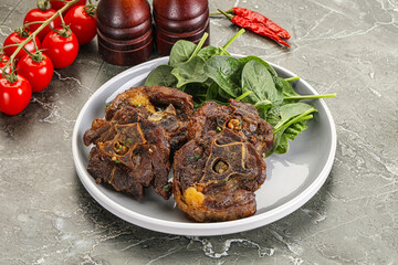 Grilled Lamb neck with spices