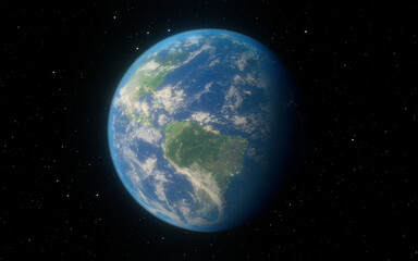 Planeta Terra visto do espaço