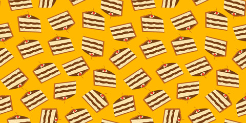 cupcake pattern. ice cream pattern background. Sweet Desserts Pattern background. brownies pattern background. cake pattern background.