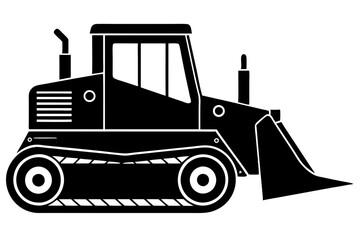 tractor isolated on white background