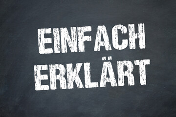 einfach erklärt	