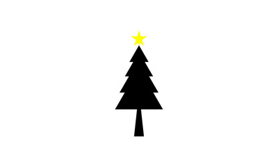 Obraz premium Christmas Tree With Star