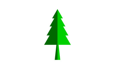 Obraz premium Green Pine Christmas