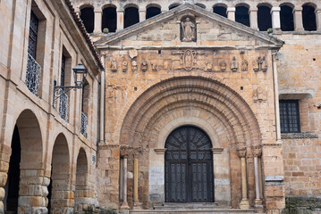 Collegiate Facade of Santa Juliana, Santillana de Mar. Historical-Artistic Complex. Cantabria
