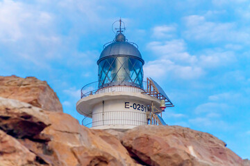 Formentera, baleares, faro Cap de Barbaria, cabo de Barbaria visto desde el acantilado 