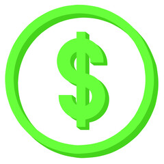 dollar sign icon, us sign, us icon, dollar symbol, dollar sign, dollar, 3d sign, green dollar symbol on white, symbol on white, money symbol, png, dollar sign png, dollar sign sticker, logo, png