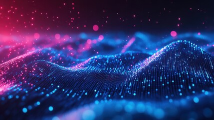 Abstract artificial intelligence element. Abstract infographics visualization. Big data code representation. Graphic concept for your design