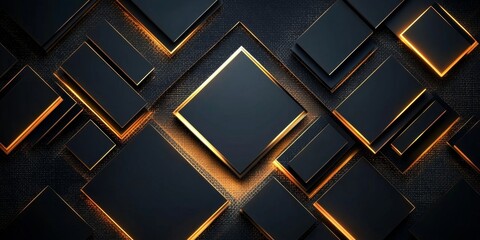Abstract Design Concept Background with Geometric Shapes, Generative AI