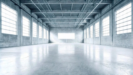 a room with a blue wall and a window 