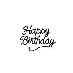 Happy Birthday Text icon