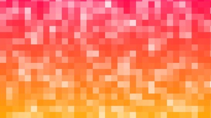 orange red pink and white retro pixilated background wallpaper