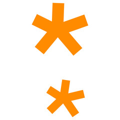 Obraz premium Amazed Mark. Shocked expression line.