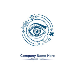 Obraz premium Eye Hospital logo