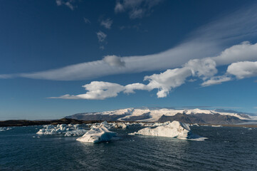 Icebergs at Jökulsárlón Glacier Lagoon, Iceland