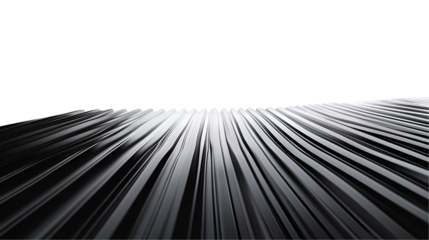 Abstract Black and White Corrugated Surface Design Texture
