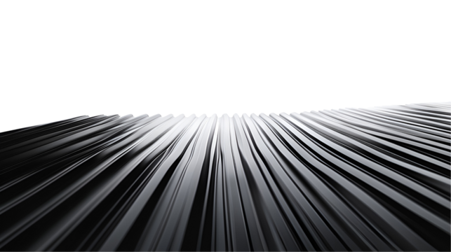 Abstract Black and White Corrugated Surface Design Texture