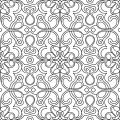 black and white seamless pattern design ,graphic background