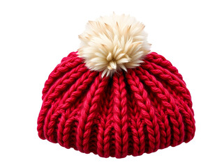 red cap isolated on white