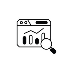 Website Traffic vector icon