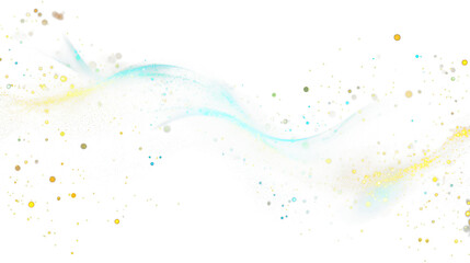 Transparent Abstract Glitter and Dust Effect