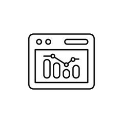 Analytics vector icon