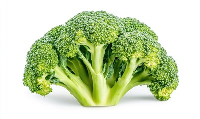 A large head of broccoli with many small florets