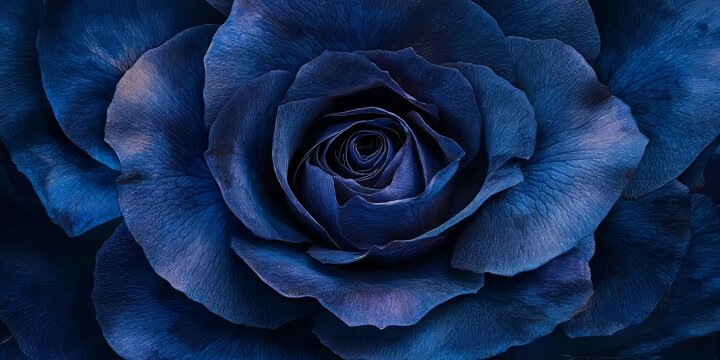画材 BLUE ROSE Vintage Elegance Wallpaper Blue Roses Decorative Stock
